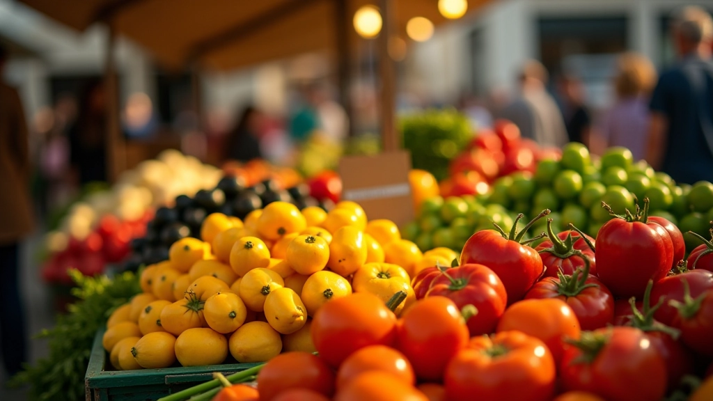 Légumes frais sur un marché parisien avec étiquettes de prix
